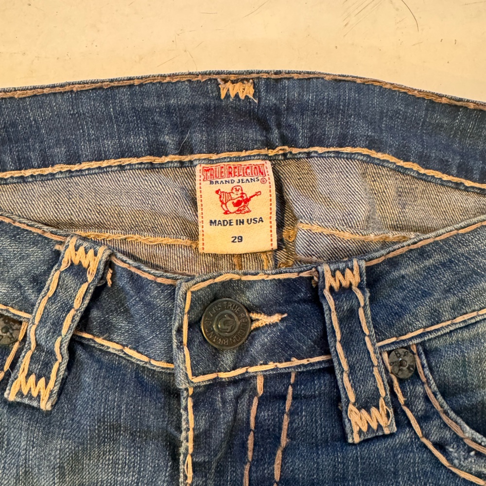 True Religion Billy Bootcut Jeans – Made in USA – Size 29 – Y2K Vintage - Picture 4 of 8